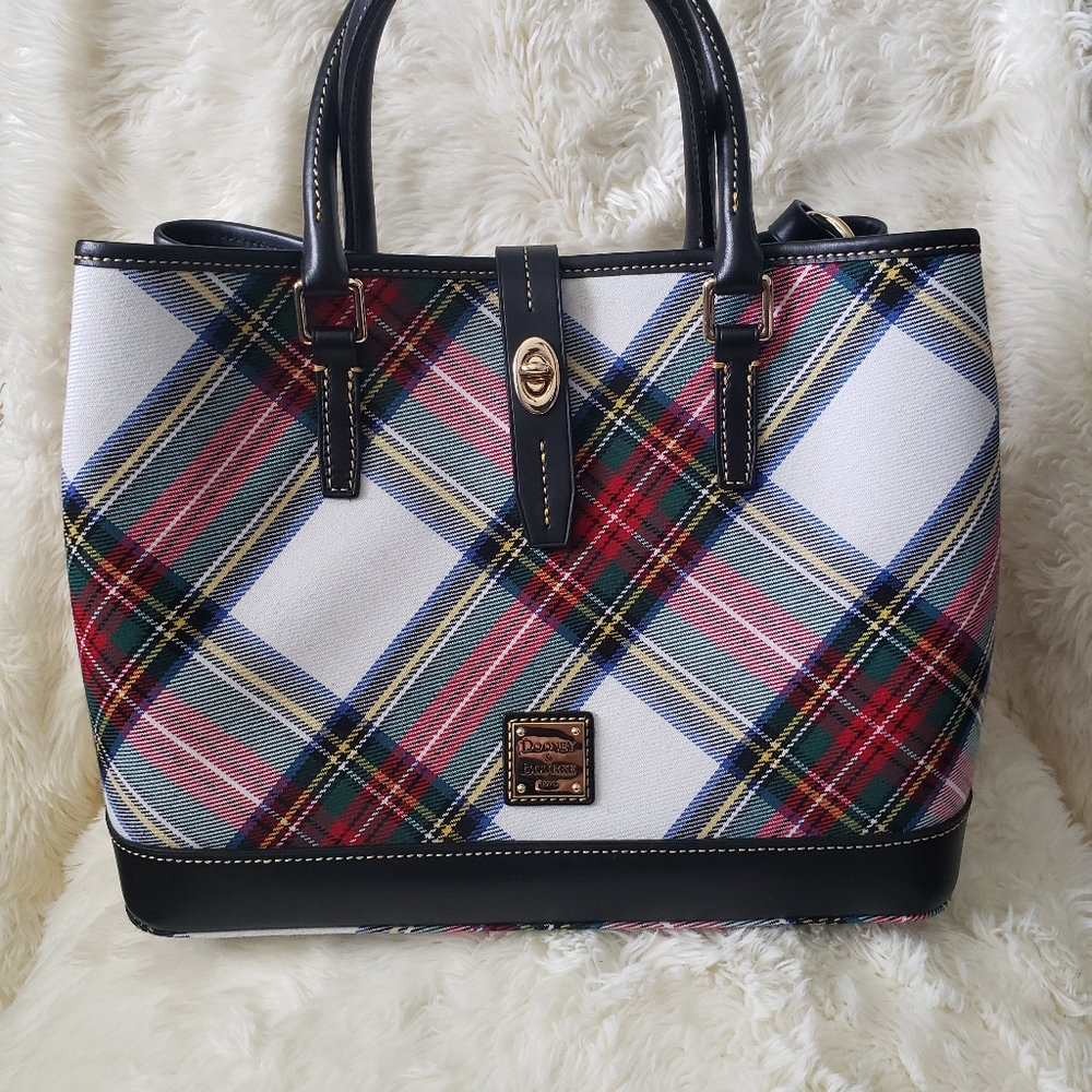 Dooney & Bourke Tartan Perry satchel